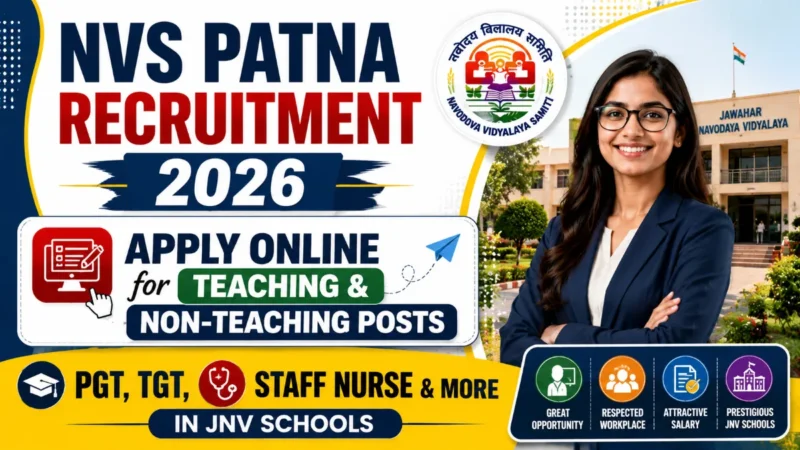 NVS Patna Teaching & Non Teaching